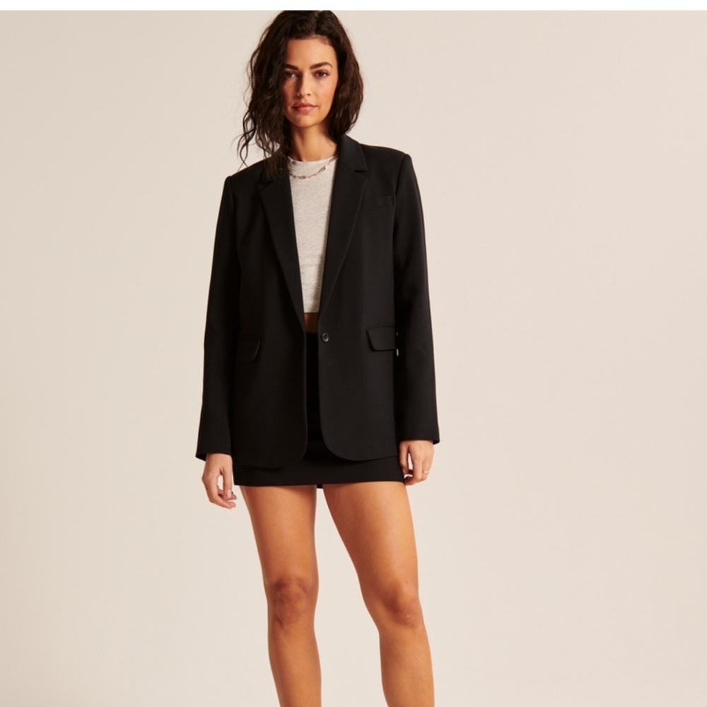 NWOT Abercrombie oversized suiting blazer